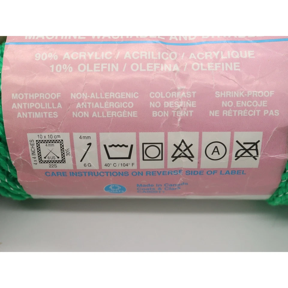 6x Yarn Lot - Blue Green Black Shades - Premier, Red Heart, Honeysuckle, Ice - Image 4 of 4