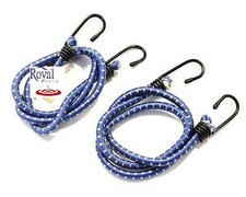 CORDA CAVO ELASTICO CON GANCI 100 CM. SET 2 PEZZI