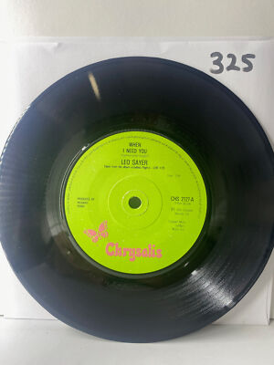 When I Need You / I Think We Fell In Love Too Fast by Leo Sayer  Single 7  Vinyl