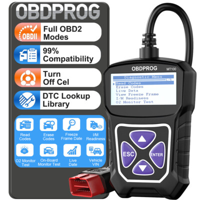 MT100 OBD2 Auto Scanner Code Reader Diagnostic Tool Check Engine Fault für Honda