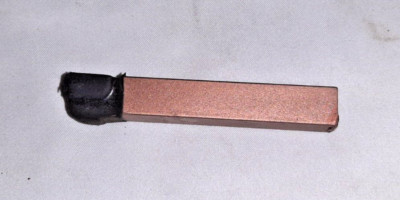 One Carbide Tipped Lathe Tool Bit 7/16'' X 7/16'' x 3'' Carboloy AL7 370 New - USA