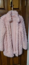 Pink Faux Sherpa Teddy Coat Soft And Fluffy Size Xl Light Pink