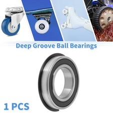 Image of 6007NR2RS Deep Groove Ball Bearings 35x62x14mm Silver Tone Black