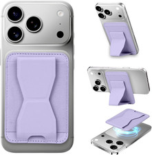 For Magsafe Wallet with Adjustable Stand Grip,5 Card Elasticity Holder Stronger
