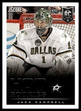 2013-14 Score Hot Rookies Jack Campbell Rookie Dallas Stars #612