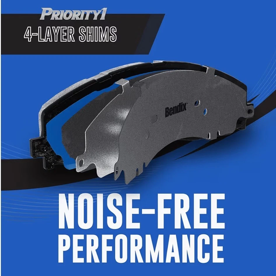 Pastillas de freno delanteras de cerámica Ford F-150 1997-03, 2002-2007 F-250, Lincoln Blackwood Foto 3 de 4