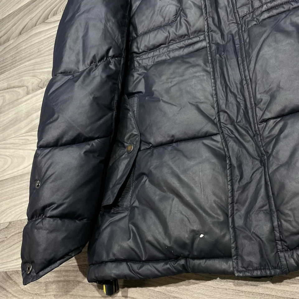 GAP Heavyweight Puffer Parka Para Hombres M Chaqueta para Nieve Abrigo Azul Con Capucha Y2K Gorpcore Foto 3 de 4