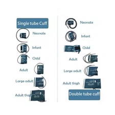 Reusable NIBP Cuff Blood Pressure for Patient Monitor Cuff Single/Double tube.