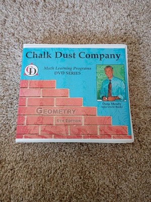 Chalk Dust Geometry 6th Edition Math DVD Set Complete 8 Discs Dana Mosely