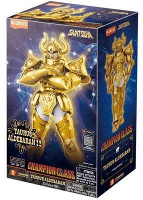 Blokees Champion Class SAINT SEIYA Taurus Aldebaran Modellbausatz Actionfigur
