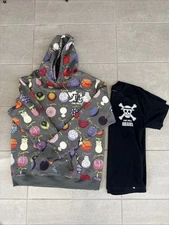 Bundle: One Piece Dim Mak Hoodie Size XL & Shirt Size L