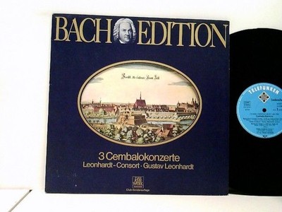 Leonhardt-Consort, Gustav Leonhardt  Bach Edition: 3 Cembalokonzerte Bach, Joha