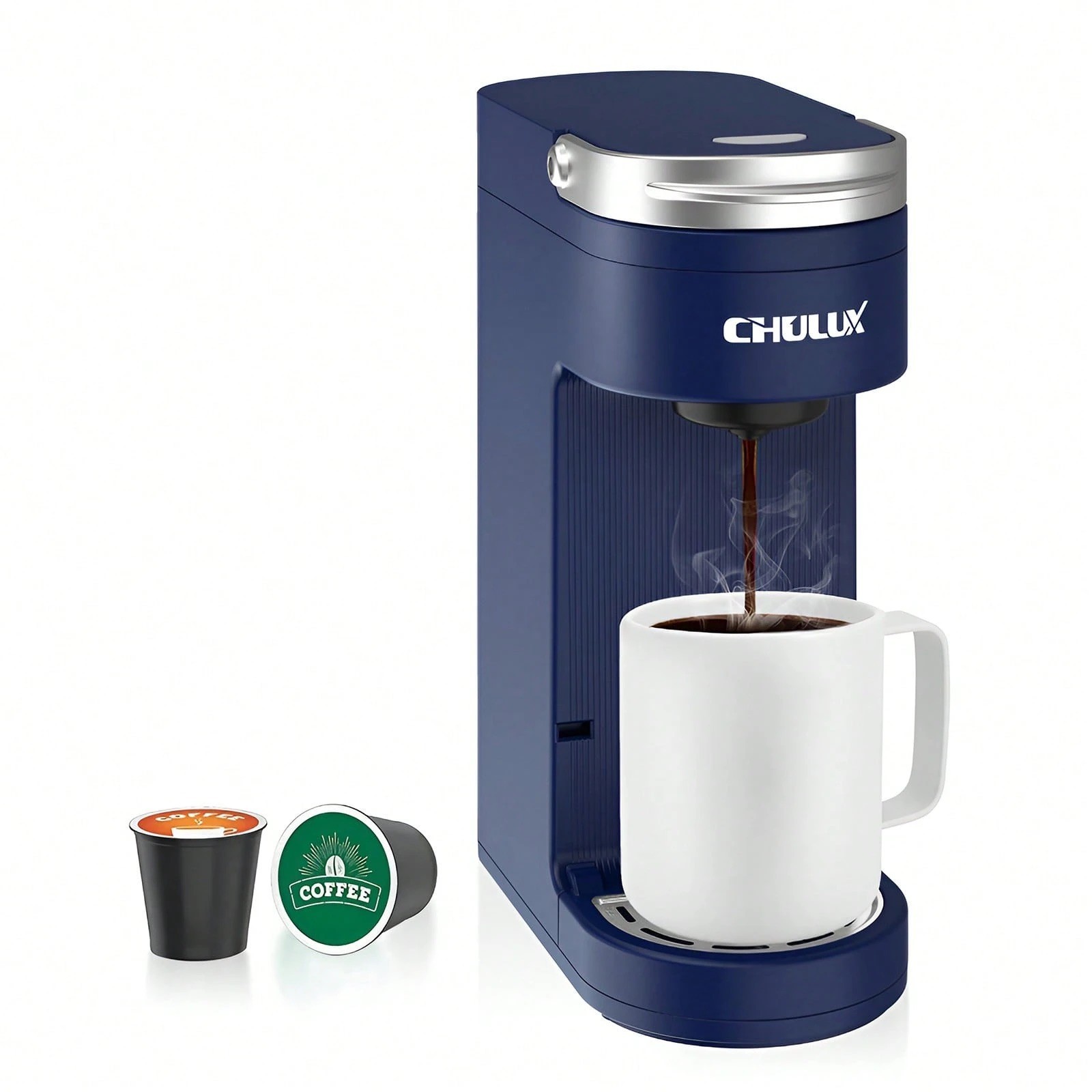 12oz K-cup Pod Brewer Navy Blue Travelsize