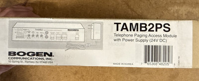 BOGEN Communications TAMB2-PS Telephone Paging Access Module with power