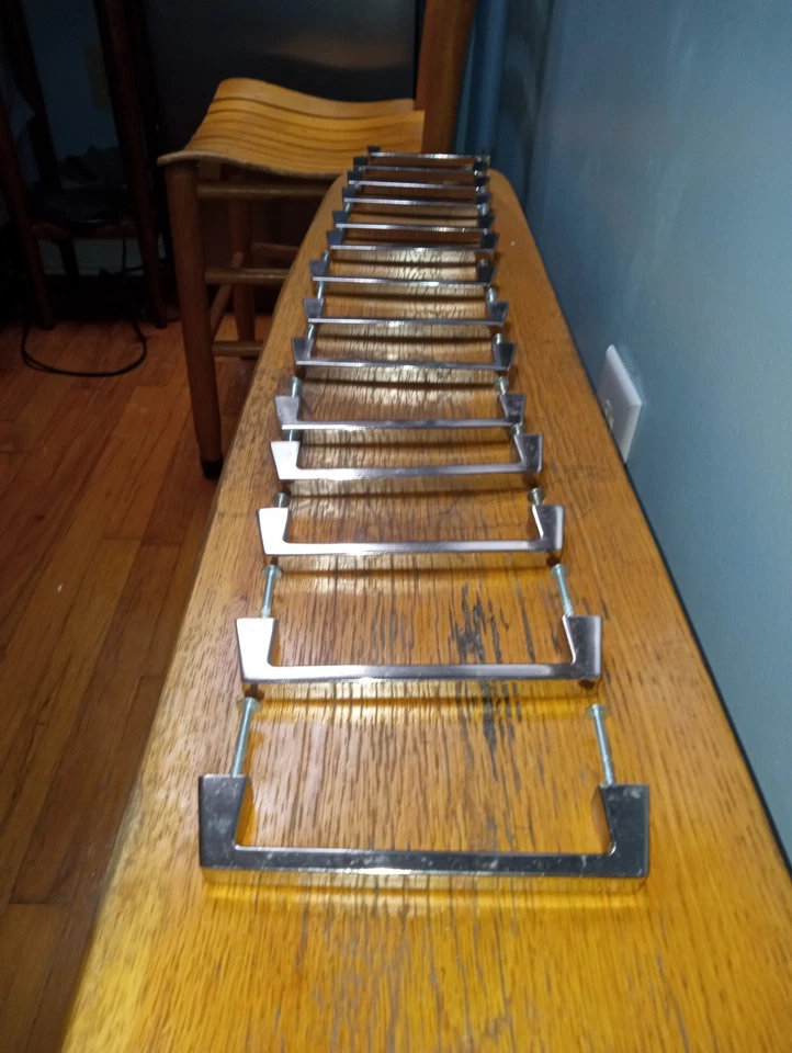 Tirador de centro a centro Amerock Blackrock 5-1/16" - níquel pulido/cromo 6" Q.14 Foto 4 de 4