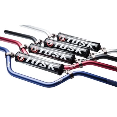 Manillar Tusk 19-1647 T-10 aluminio 7/8" ATV Sport Bend rojo Foto 2 de 4