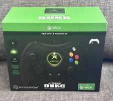Hyperkin Xbox Duke Controller Black Xbox One Series S X (excellent condition)