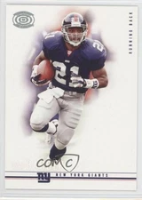 2001 Pacific Dynagon Retail Silver Missing Serial Number Tiki Barber #60 0a1