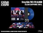 Stray Kids Karma Vinyl LP Clear Sapphire Photo Card Poster New Sealed