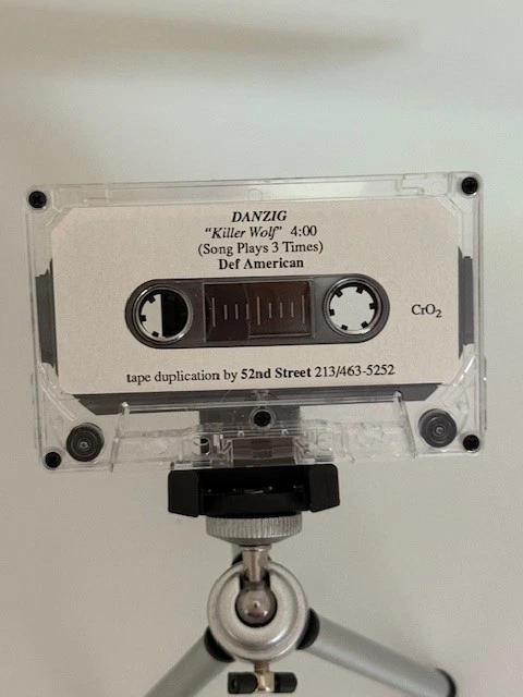 Danzig Killer Wolf Advance Promo Cassette Single 1990 - Image 2 of 3