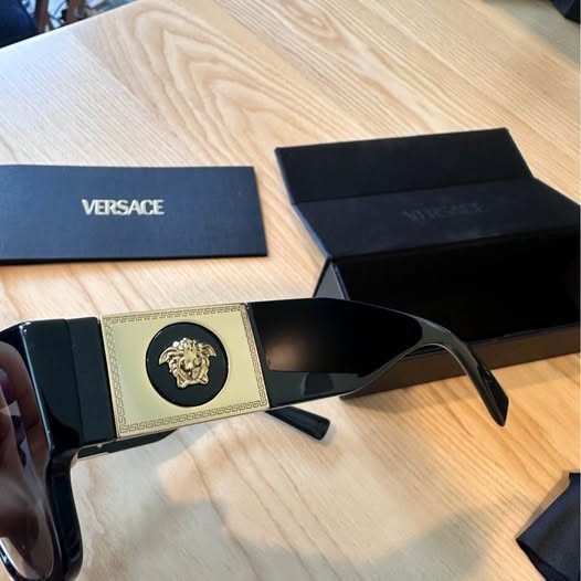 Versace VE4406 GB1/87 56mm Black/Dark Grey Sunglasses for Men. thumbnail 5