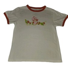 NWOT Strawberry Shortcake Top JR Medium T Shirt Vintage Style