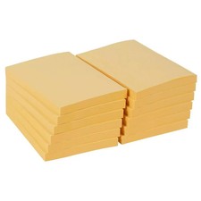 Self Stick Notes 76 x 102mm 100 Sheets Yellow Office Depot Loose Pack 4 6 9 12