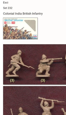 1/72 Esci Set 232 Colonial India British Infantry x 1 Complete Pack - Image 1 of 2