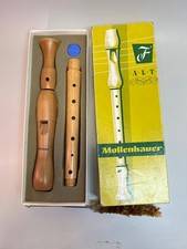 Vintage Mollenhauer Alto Recorder in F Wooden Block Flute in Box Germany NOS