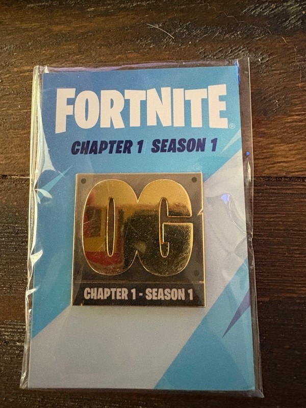 fortnite employee pin OG Chapter 1 Season 1  never used rare