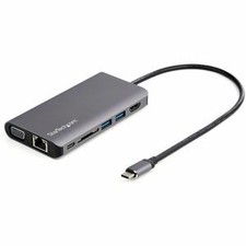 StarTech.com Adaptador Multipuerto USB-C HDMI 4K VGA 100W PD 3xUSB SD GbE Audio