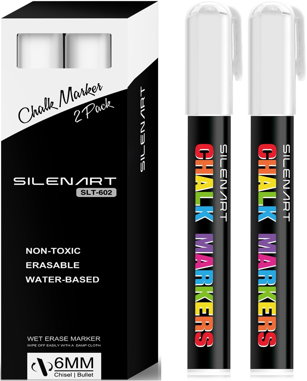 Chalk Markers White  Dry Erase Markers Pen  For C...