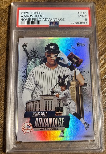 Aaron Judge 2025 Topps Chrome Home Field Advantage #HA1 SSP Yankees PSA 9 MINT