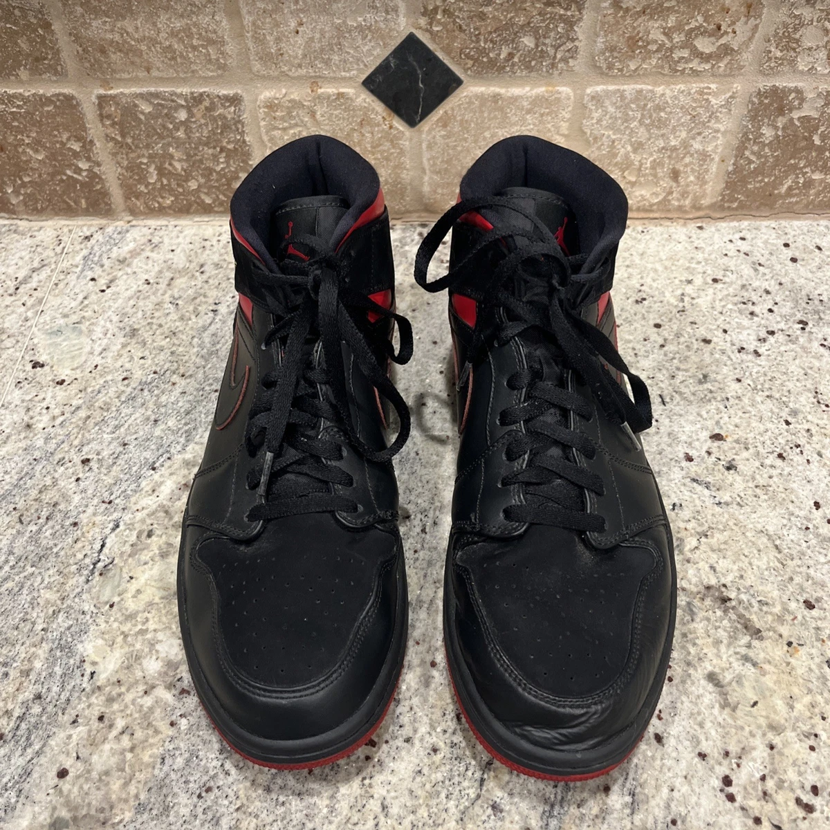 Jordan 1 Retro Mid Last Shot Men 11.5 Black Leather Suede 