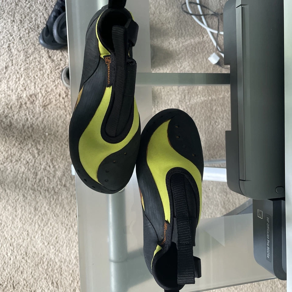 Unparallel Vim Zapatos de Escalada Talla 5.5 Hombre/7 Mujer Amarillo Neón/Negro  Foto 2 de 4