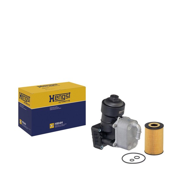 ÖLfiltermodul Mit Dichtungen Hengst Filter Passend FüR U.A. Audi A6-image