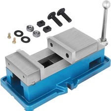 4" Accu Lock Precision Vise W/ Lock Vice Milling Drilling Machine Clamp