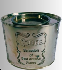 Antike Kaffeedose Behälter Jugendstil Gründerzeit Viktorianisch Arabica Coffee
