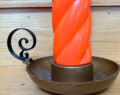 Black Spiral Handle for Candle Blow Mold l Empire Christmas Candlestick 17 in