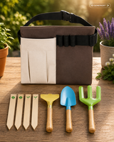 Navaris Gartenwerkzeug Kinder Gartenset Spielzeug Ab 3 Jahre Mit Tasche