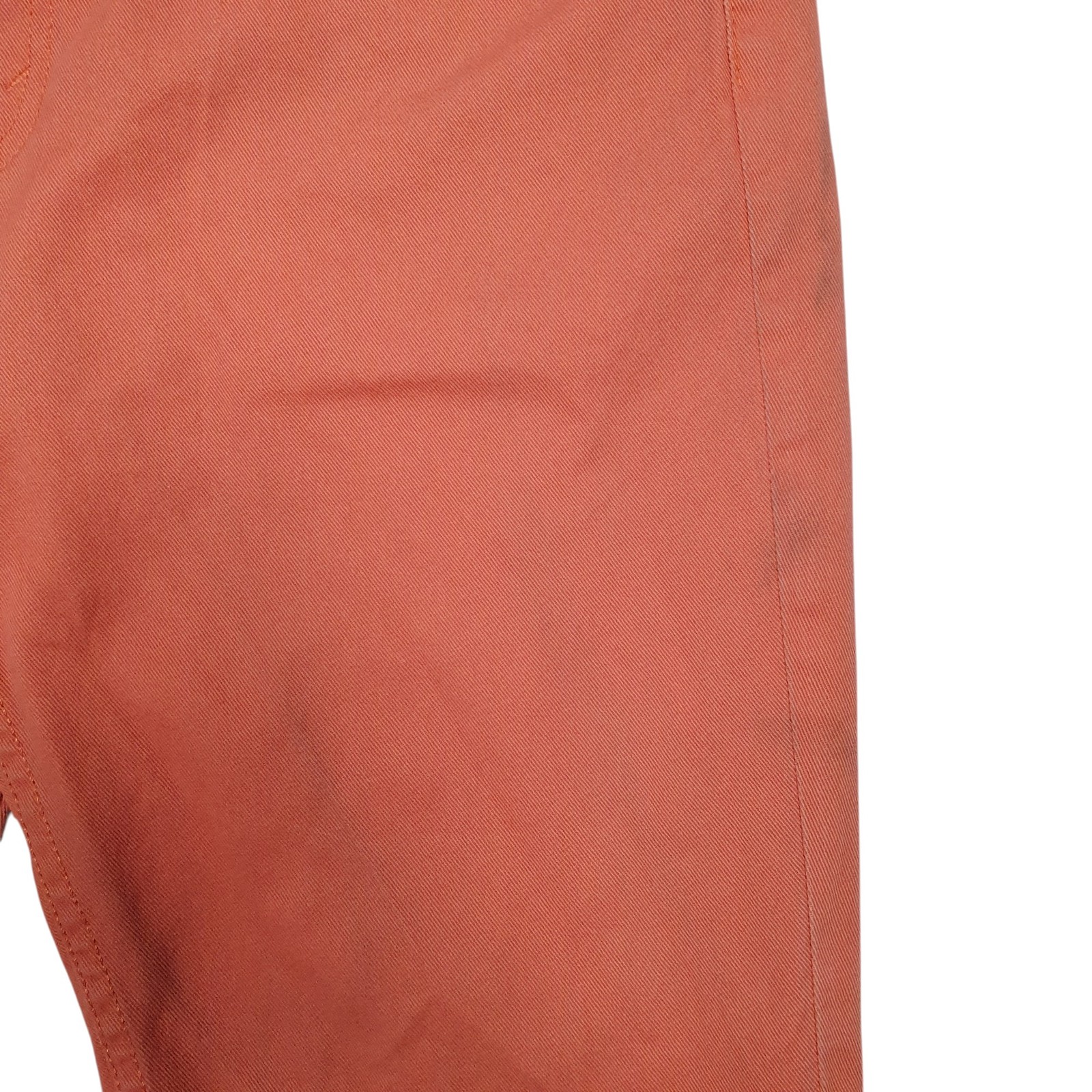 LEVIS Orange Denim Jeans Cotton Blend Shorts Mens W36 image 4