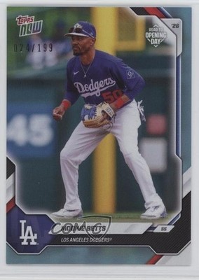 2026 Topps Now Road to Opening Day Aqua Foil 24/199 Mookie Betts #OD-272 sc8