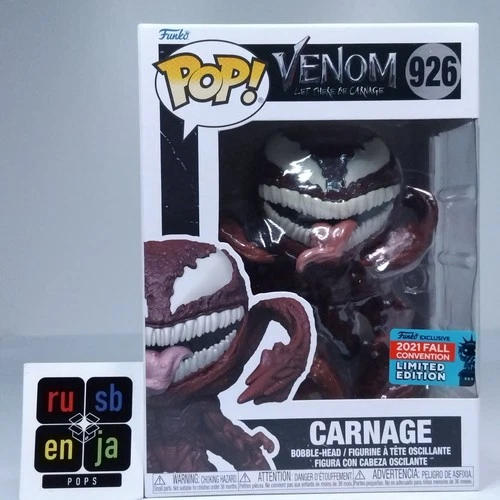 Funko Pop! Marvel Venom Carnage Edición Limitada #926