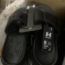 Under Armour Men's UA Ignite Select Slides Black/Black/Ultimate Black - 3027219-