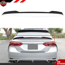 Rear Trunk Lip Wing Spoiler Fit For Toyota Camry 18 - 24 Black JDM M4 Style