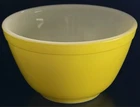 Vintage Pyrex 401 Primary Yellow Mixing Nesting Bowl 1.5 Pint 1950’s Made in USA