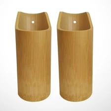  2 Pcs Chopstick Accessories Bamboo Kitchen Chopsticks Holder Rack