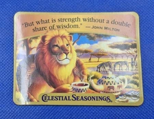 Nostalgic Celestial Seasonings Lion Refrigerator Magnet  3x2" UNUSED YK