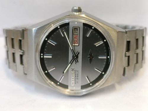 CITIZEN 21 JEWELS AUTOMATIK GRAUES ZIFFERBLATT 4-281004 JAPAN HERREN VOLL FUNKTIONSFÄHIG - Bild 11 von 24