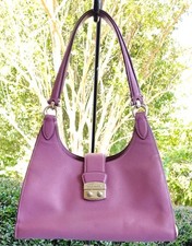 Coach MEDIUM F37606 Avery Pink Leather Shoulder Bag